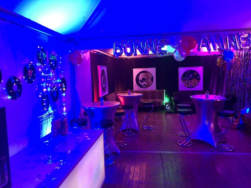 CEN PRODUCTION -  décoration tonnelle disco