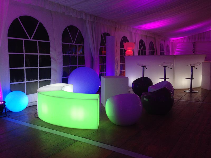 CEN PRODUCTION -  mobilier éclairé
