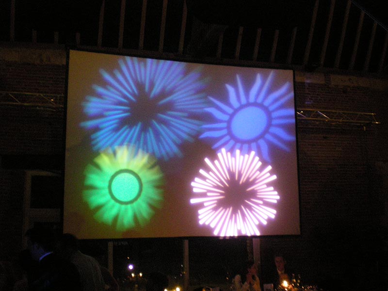 CEN PRODUCTION -  écran de projection décoration