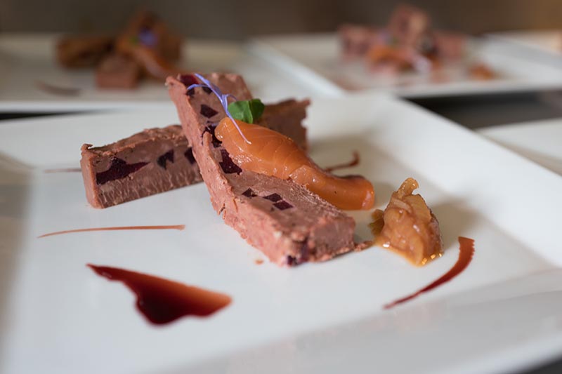 CEN PRODUCTION -  assiette entrée saumon