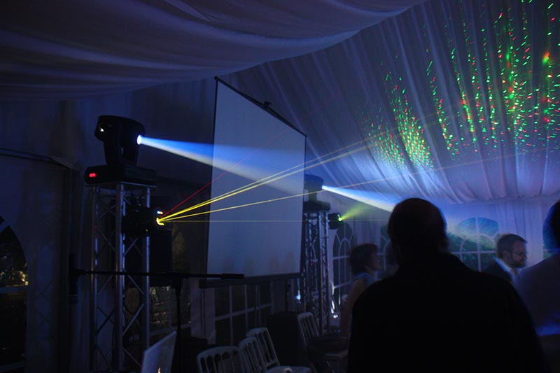 CEN PRODUCTION -  laser et écran de projection